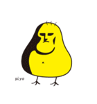 【英語版】ピヨコロの日常会話（個別スタンプ：16）