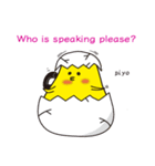 【英語版】ピヨコロの日常会話（個別スタンプ：21）