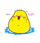 【英語版】ピヨコロの日常会話（個別スタンプ：32）