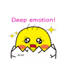 【英語版】ピヨコロの日常会話（個別スタンプ：34）