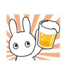 ノーコメントうさぎ 3（個別スタンプ：3）