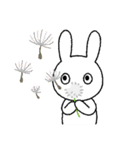 ノーコメントうさぎ 3（個別スタンプ：5）