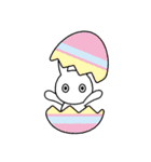 ノーコメントうさぎ 3（個別スタンプ：7）
