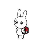 ノーコメントうさぎ 3（個別スタンプ：9）