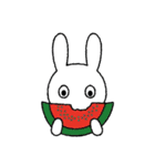 ノーコメントうさぎ 3（個別スタンプ：15）