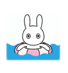 ノーコメントうさぎ 3（個別スタンプ：21）