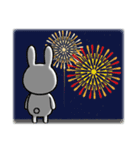 ノーコメントうさぎ 3（個別スタンプ：28）