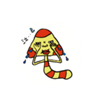 キノコ虫と楽しい仲間たち（個別スタンプ：6）