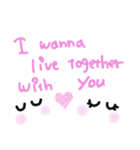 手書き風 Love words in English（個別スタンプ：5）