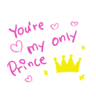 手書き風 Love words in English（個別スタンプ：8）