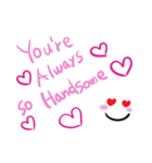 手書き風 Love words in English（個別スタンプ：11）