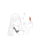 ヤンキーな女の子（個別スタンプ：3）