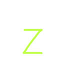 アルファベット「Q〜Z」（個別スタンプ：10）