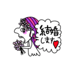 横顔で伝える（個別スタンプ：19）
