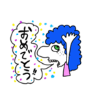 横顔で伝える（個別スタンプ：21）