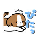 【大人かわいい】シーズー犬スタンプ☆（個別スタンプ：5）