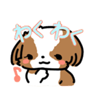 【大人かわいい】シーズー犬スタンプ☆（個別スタンプ：35）