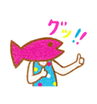 ヨガフィッシュ（個別スタンプ：5）