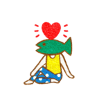 ヨガフィッシュ（個別スタンプ：39）