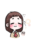 おん眉ちゃんの日常会話（個別スタンプ：15）