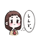 おん眉ちゃんの日常会話（個別スタンプ：18）