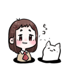 おん眉ちゃんの日常会話（個別スタンプ：23）