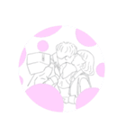 イラストby mejiro（個別スタンプ：8）