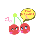 ラブラブさくらんぼチャン♡（個別スタンプ：1）