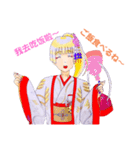 頑張る巫女お姉さん 7（個別スタンプ：8）