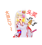 頑張る巫女お姉さん 7（個別スタンプ：15）
