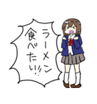 お腹が空いてる女の子（個別スタンプ：7）