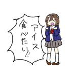 お腹が空いてる女の子（個別スタンプ：16）