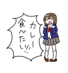 お腹が空いてる女の子（個別スタンプ：21）