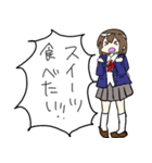 お腹が空いてる女の子（個別スタンプ：36）