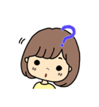 ふんわりな女の子（個別スタンプ：3）