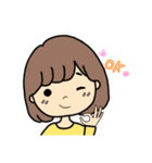 ふんわりな女の子（個別スタンプ：4）