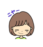 ふんわりな女の子（個別スタンプ：5）