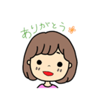 ふんわりな女の子（個別スタンプ：8）