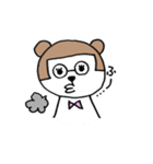 おかっぱクマ子さん ver.1（個別スタンプ：10）