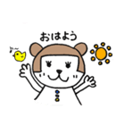 おかっぱクマ子さん ver.1（個別スタンプ：16）