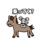 愉快な動物たちがやってきたぁ（個別スタンプ：38）