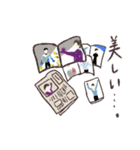 ゆづるを応援するまま(白い犬)（個別スタンプ：6）