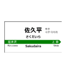 北陸新幹線の駅名標（大宮から金沢）（個別スタンプ：7）