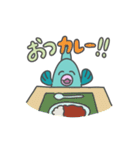 マンボウで可愛く挨拶（個別スタンプ：7）