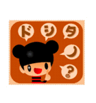 がたがた四角いくまりちゃん（個別スタンプ：22）