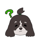 ドゥードゥル犬のソラとマメ（個別スタンプ：26）