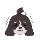 ドゥードゥル犬のソラとマメ（個別スタンプ：36）