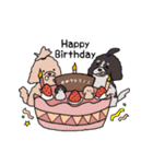 ドゥードゥル犬のソラとマメ（個別スタンプ：40）