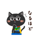 ワクドキ勉強中のネコ（個別スタンプ：16）