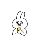 耳がくっついてるうさぎ（個別スタンプ：21）
